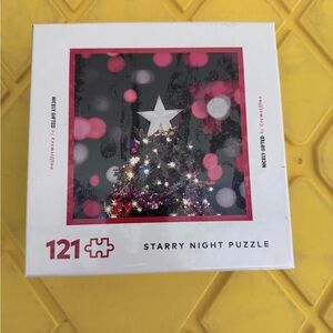 Starry Night 121 Piece Jigsaw Puzzle Star Christmas Tree New